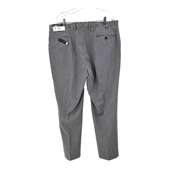 Lauren Ralph Lauren Men's Flat Front Pants 40x32 Gray Dress Causal Preppy NEW - Picture 6 of 7